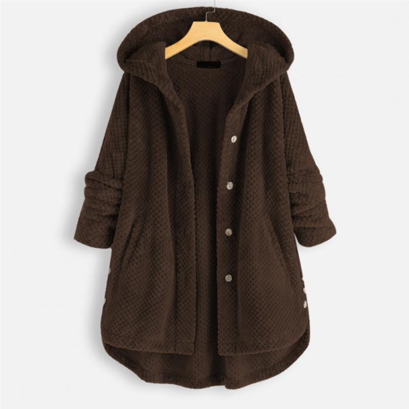 Valenzora | Stylish, super-soft fleece hooded jacket