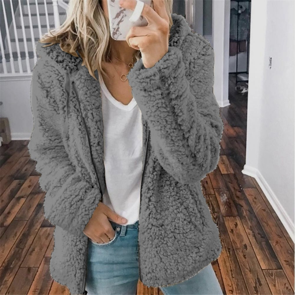 Valenzora | Soft hooded jacket for women