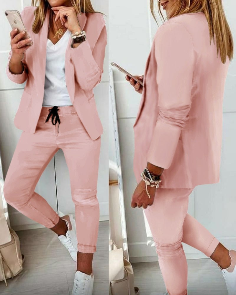 Valenzora - Blazer and trousers as a set
