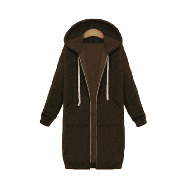 Valenzora | Long, stylish sweatshirt jacket
