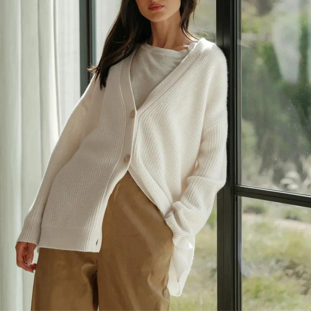 Valenzora Chic cashmere cardigan
