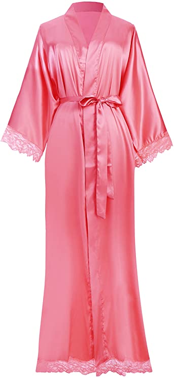 Valenzora | Long bathrobe with spider pattern