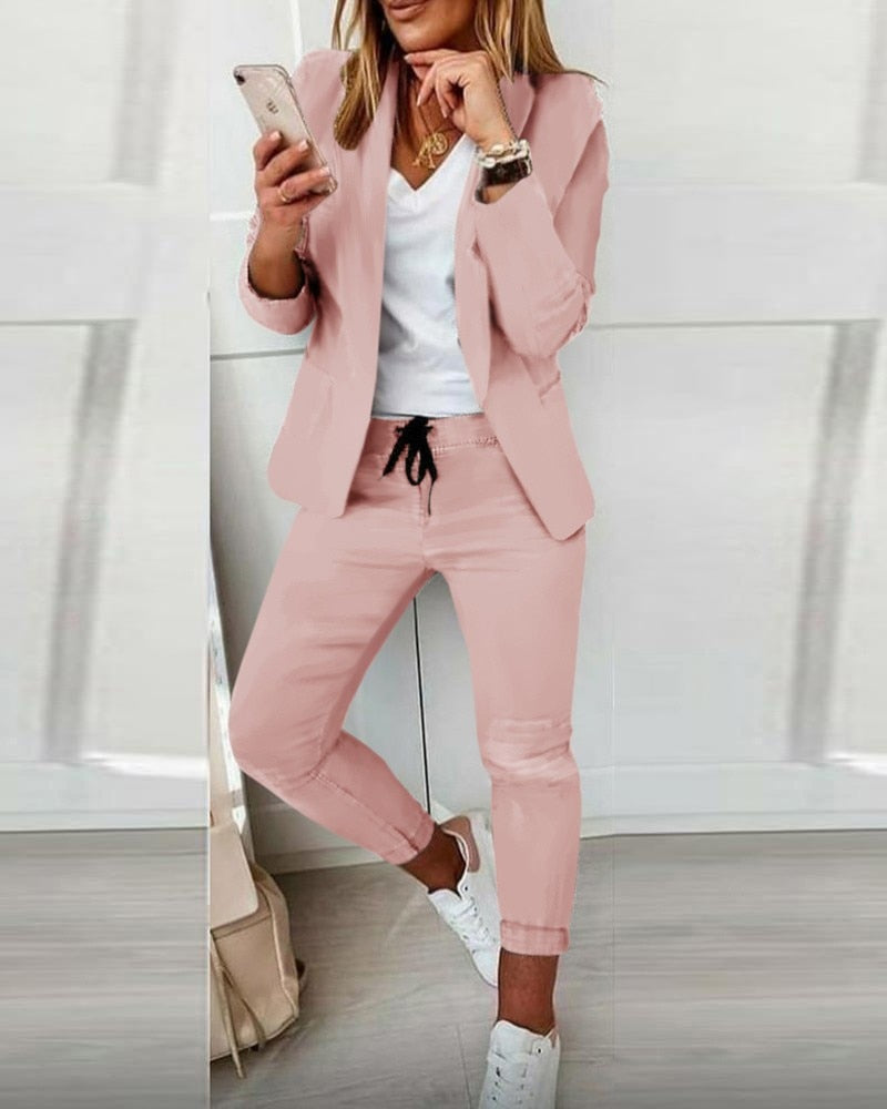 Valenzora - Blazer and trousers as a set