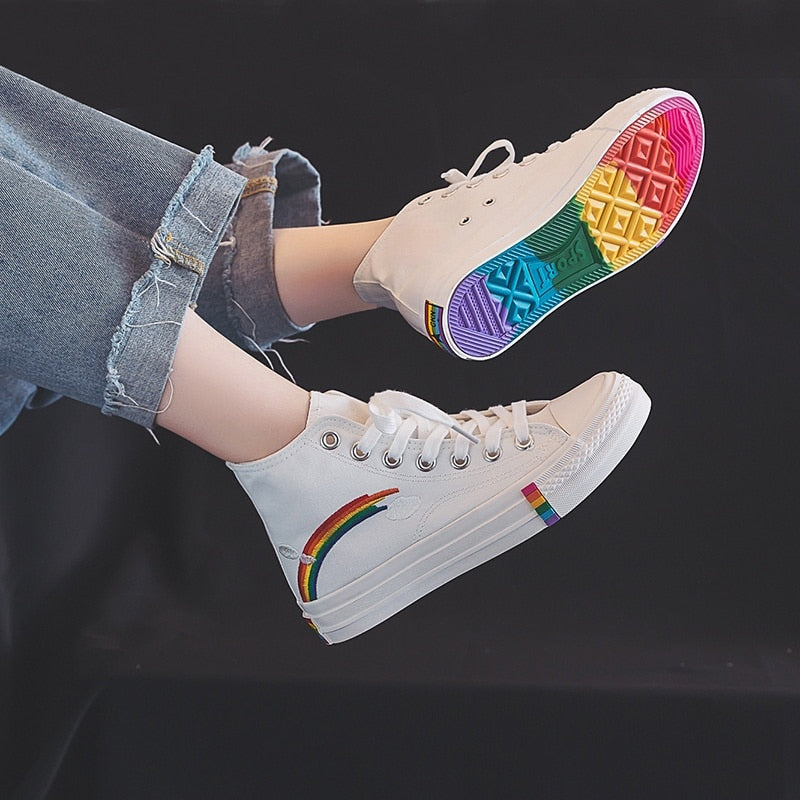 Valenzora | Proudly Yours high-top sneakers