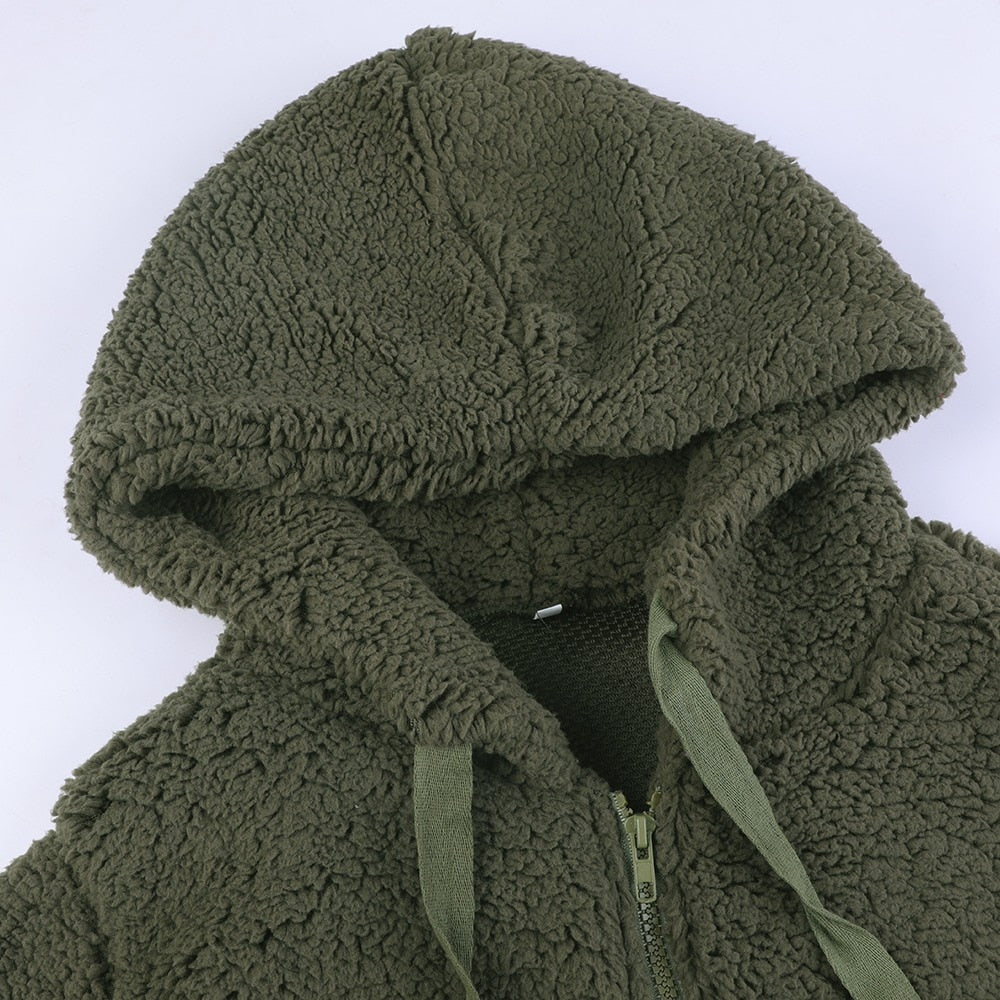 Valenzora | Soft hooded jacket for women