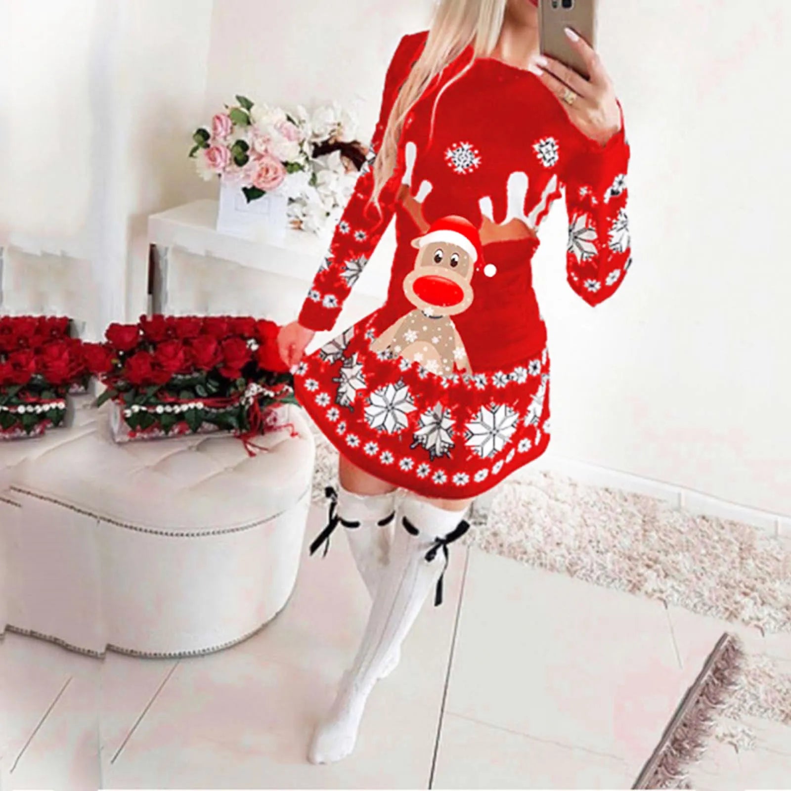 Valenzora - Ugly Christmas jumper - Casual jumper with rainbow print