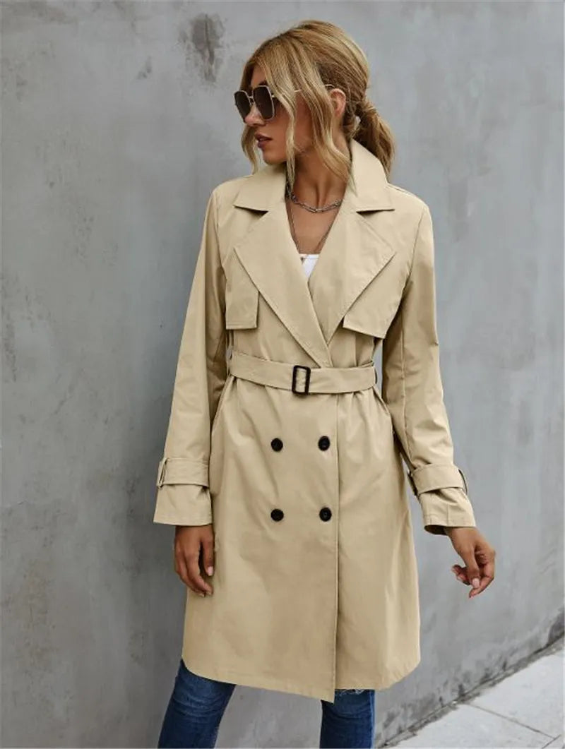 Valenzora and Winter Trench Coat Jacket Women