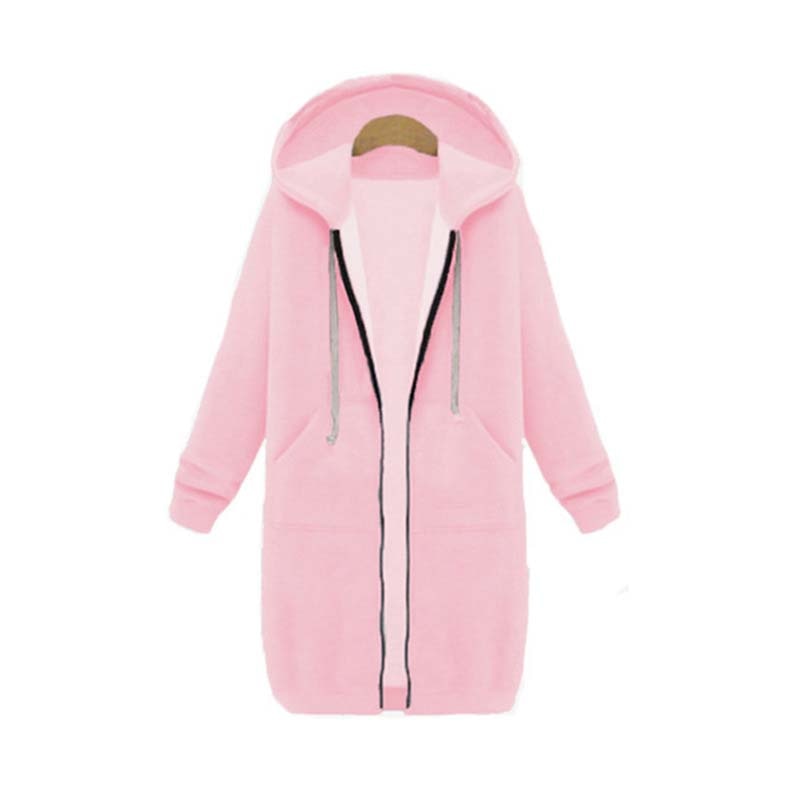 Valenzora | Long, stylish sweatshirt jacket