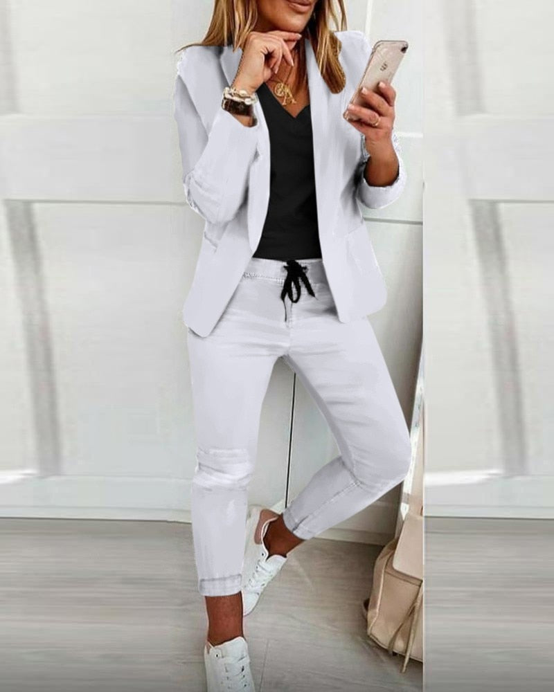 Valenzora - Blazer and trousers as a set