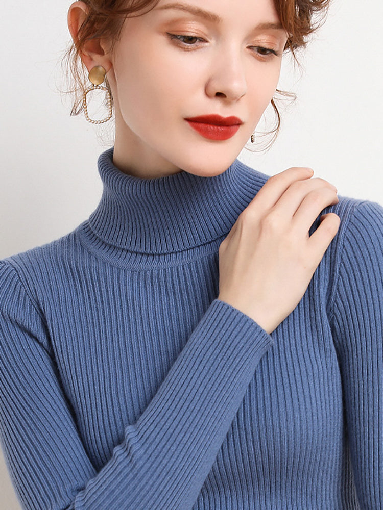 Valenzora | Warm winter turtleneck sweater for women