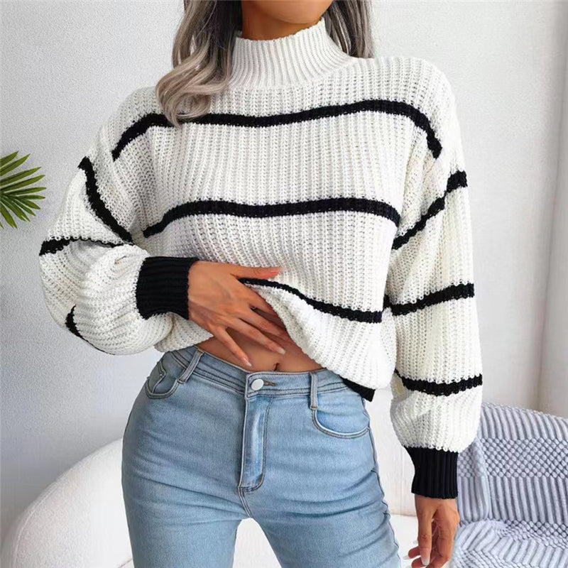 Valenzora | Gestreifte Strickpullover für Damen