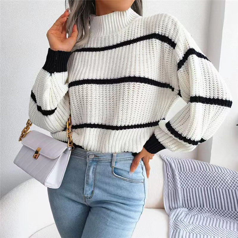 Valenzora | Gestreifte Strickpullover für Damen
