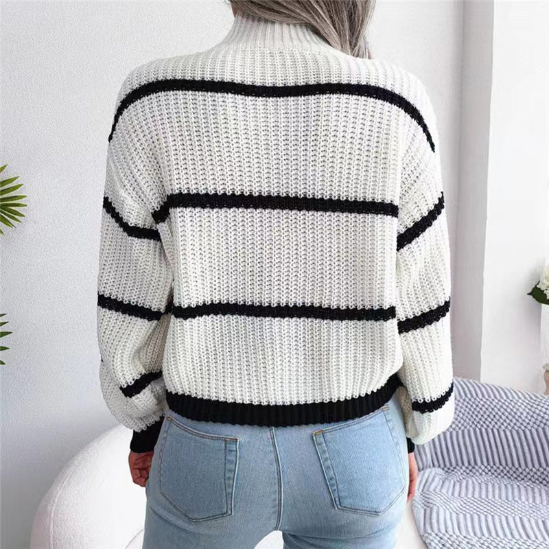 Valenzora | Gestreifte Strickpullover für Damen