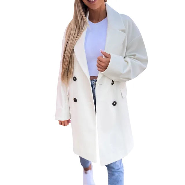 Valenzora - Stylish mid-length trench coat