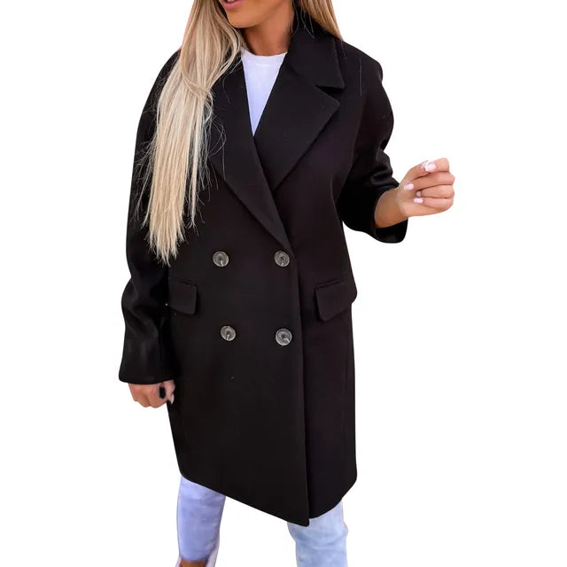 Valenzora - Stylish mid-length trench coat