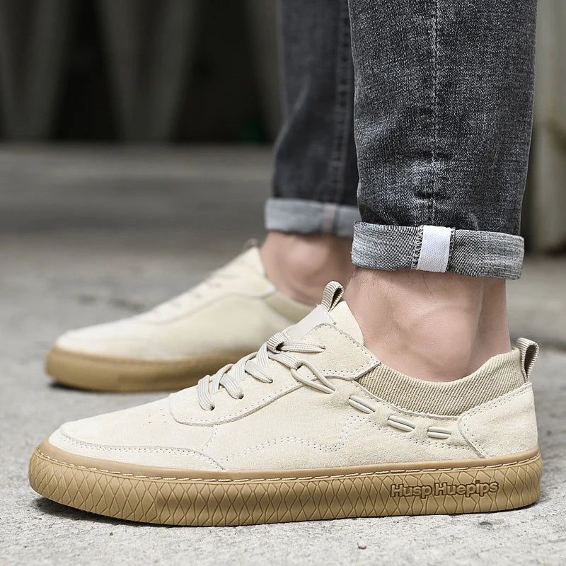 Valenzora | Suede Sneakers with Textured Sole