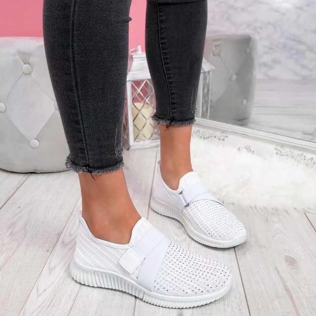 Valenzora | Slip-on sneakers for women with Velcro closure. Improve your running posture!