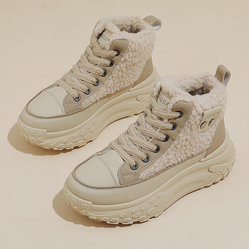 Valenzora – Waterproof plush ankle boots