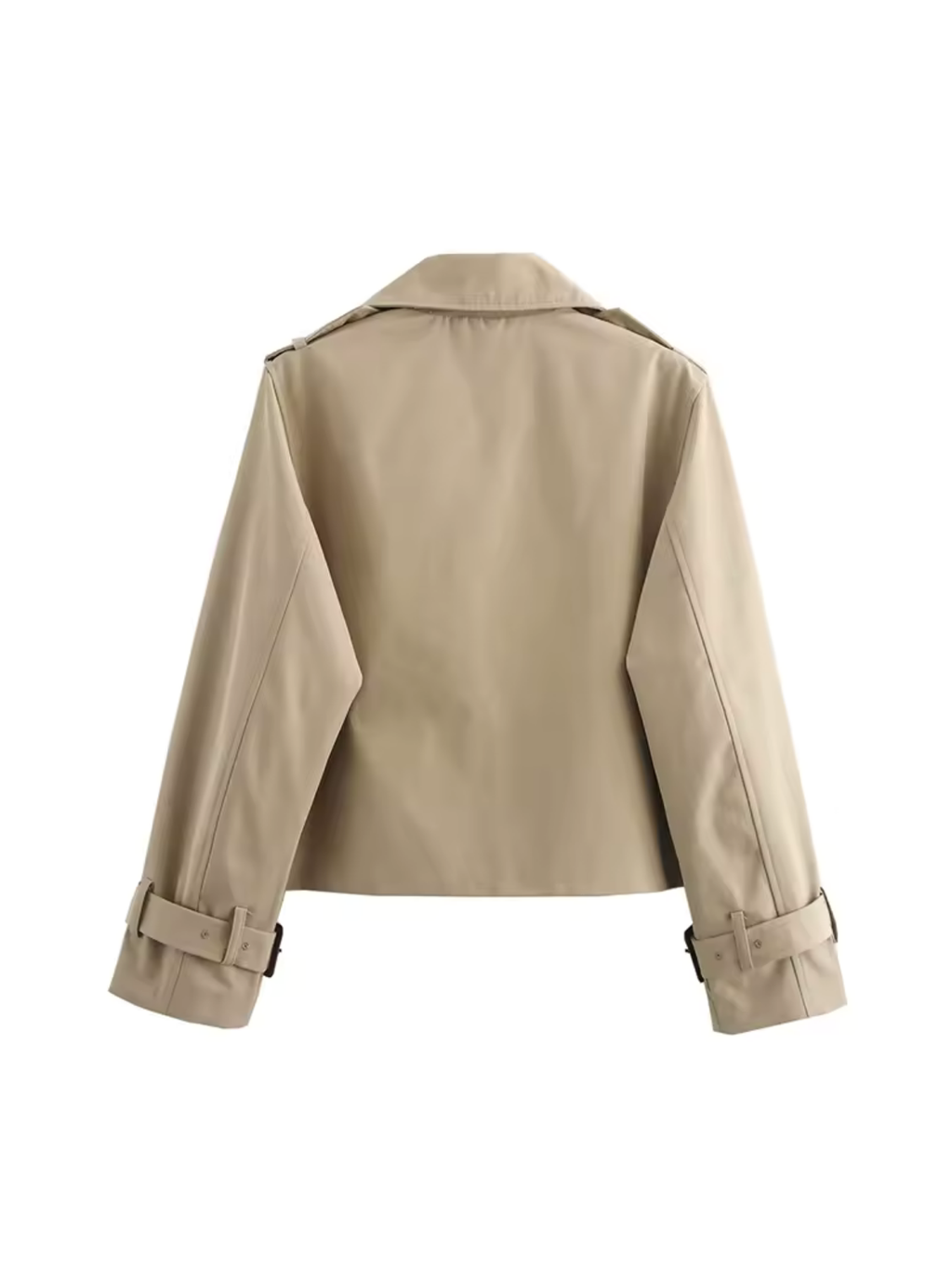 Valenzora | Zweireihiger vielseitiger kurzer Trenchcoat
