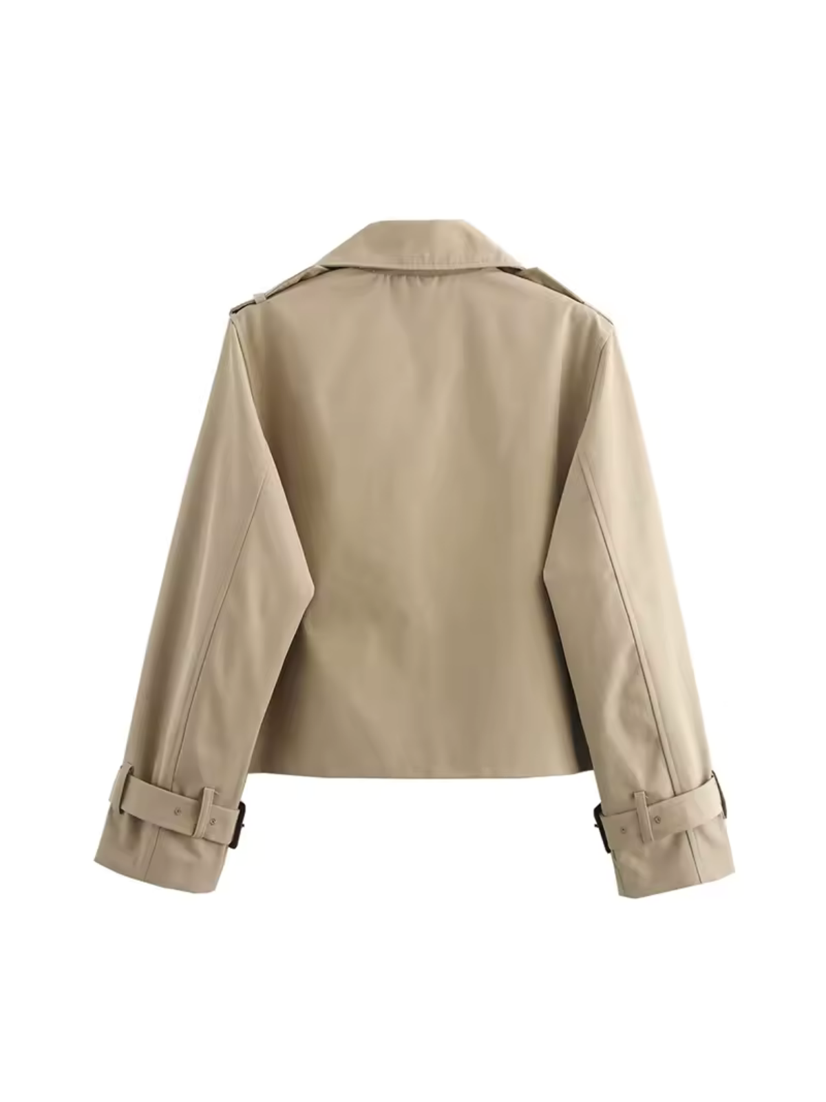 Valenzora | Zweireihiger vielseitiger kurzer Trenchcoat