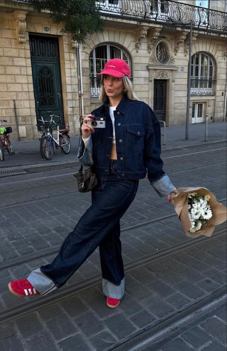 Valenzora | Übergroßes Denim-Set für Damen