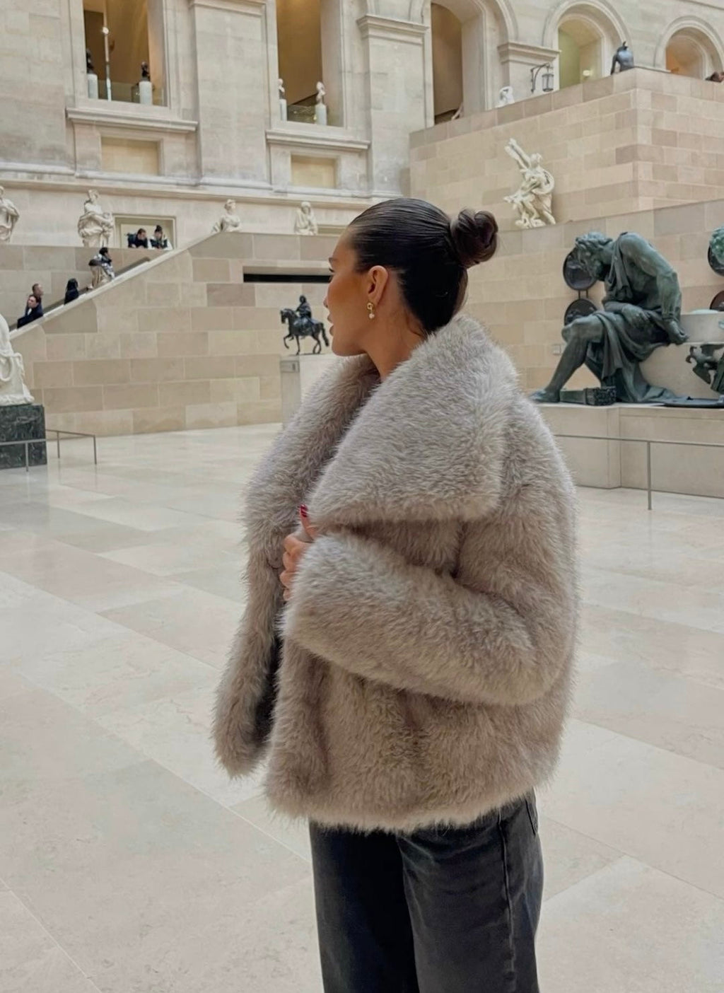 Valenzora | Fluffy Fur Jacket for Winter