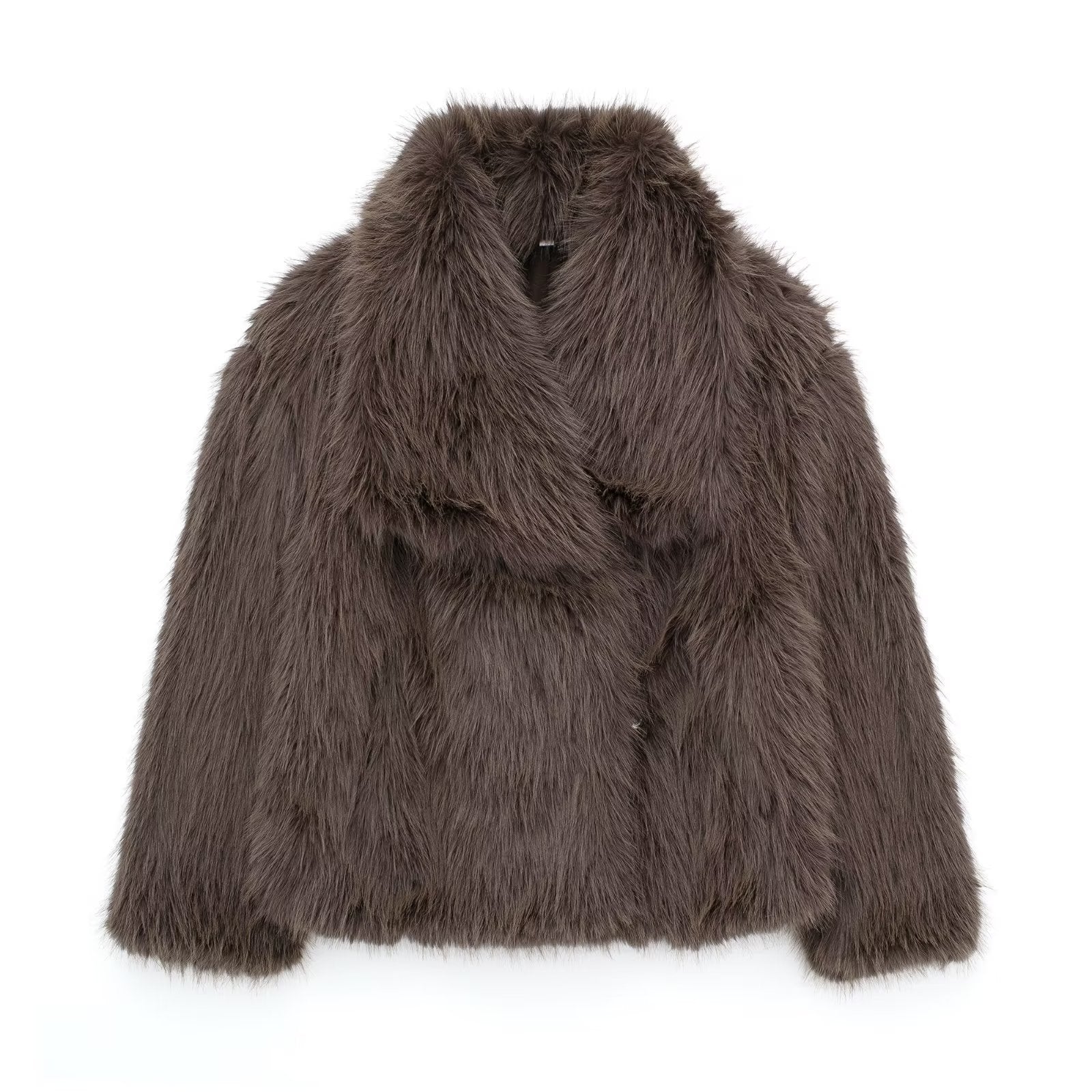 Valenzora | Fluffy Fur Jacket for Winter