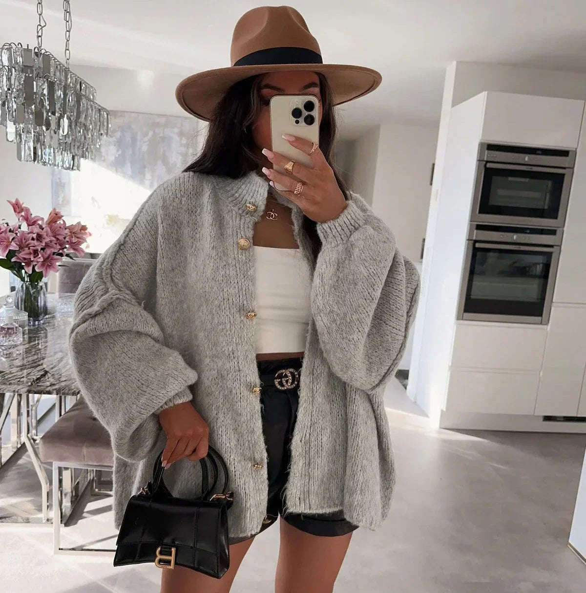 Valenzora | Oversized-Cardigan