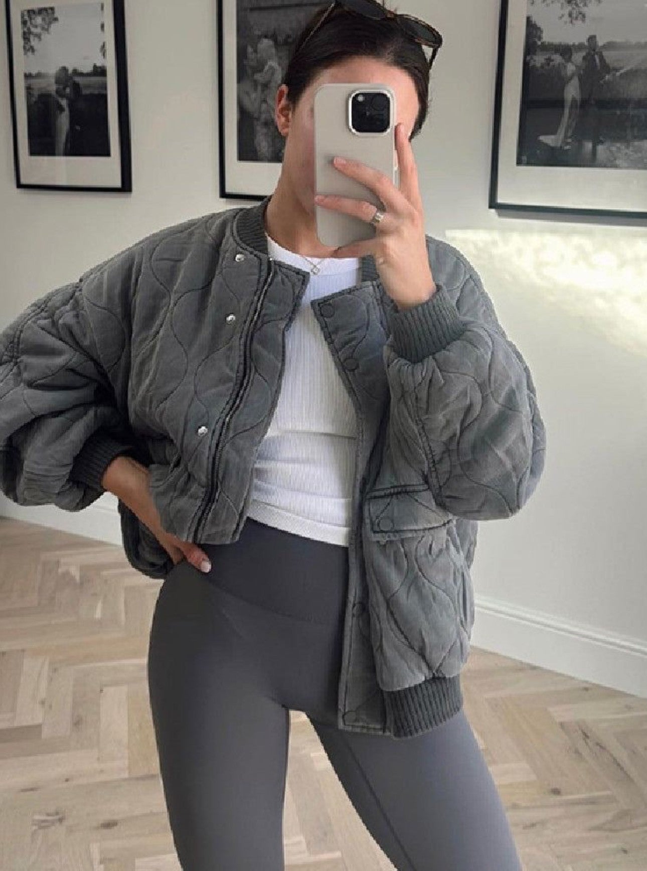 Valenzora | Padded bomber jacket