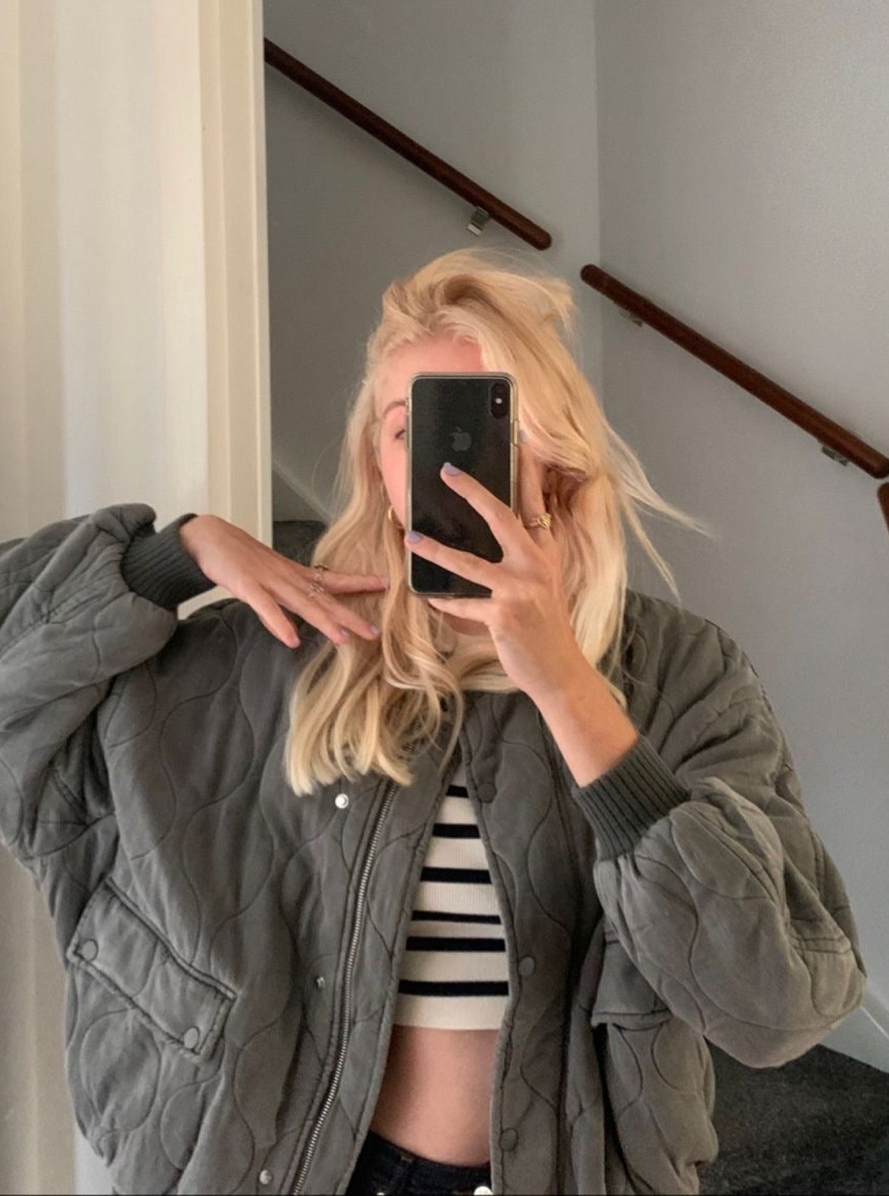 Valenzora | Padded bomber jacket