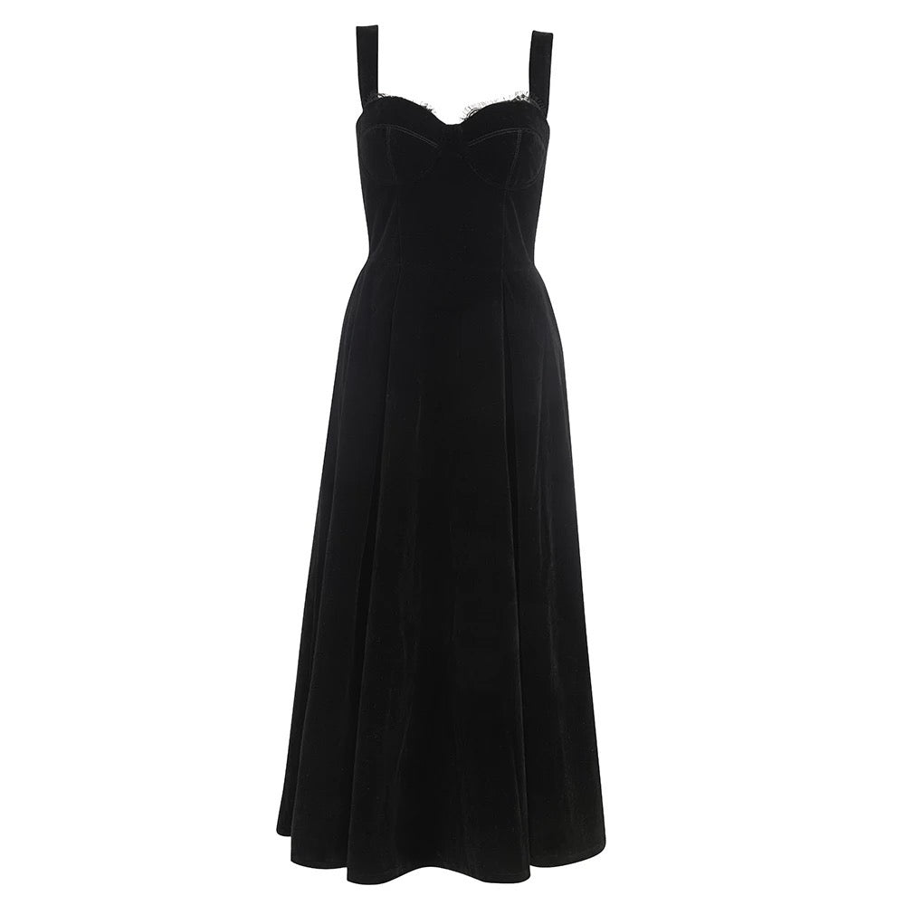Teelanges Ballkleid im Herz-Ausschnitt-Stil