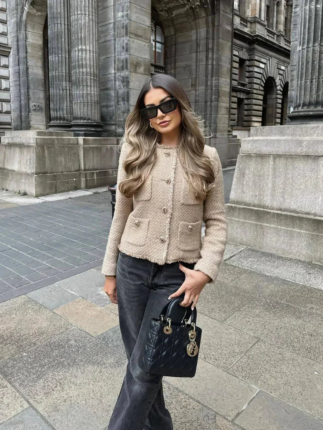 Valenzora | Tweed-Jacke