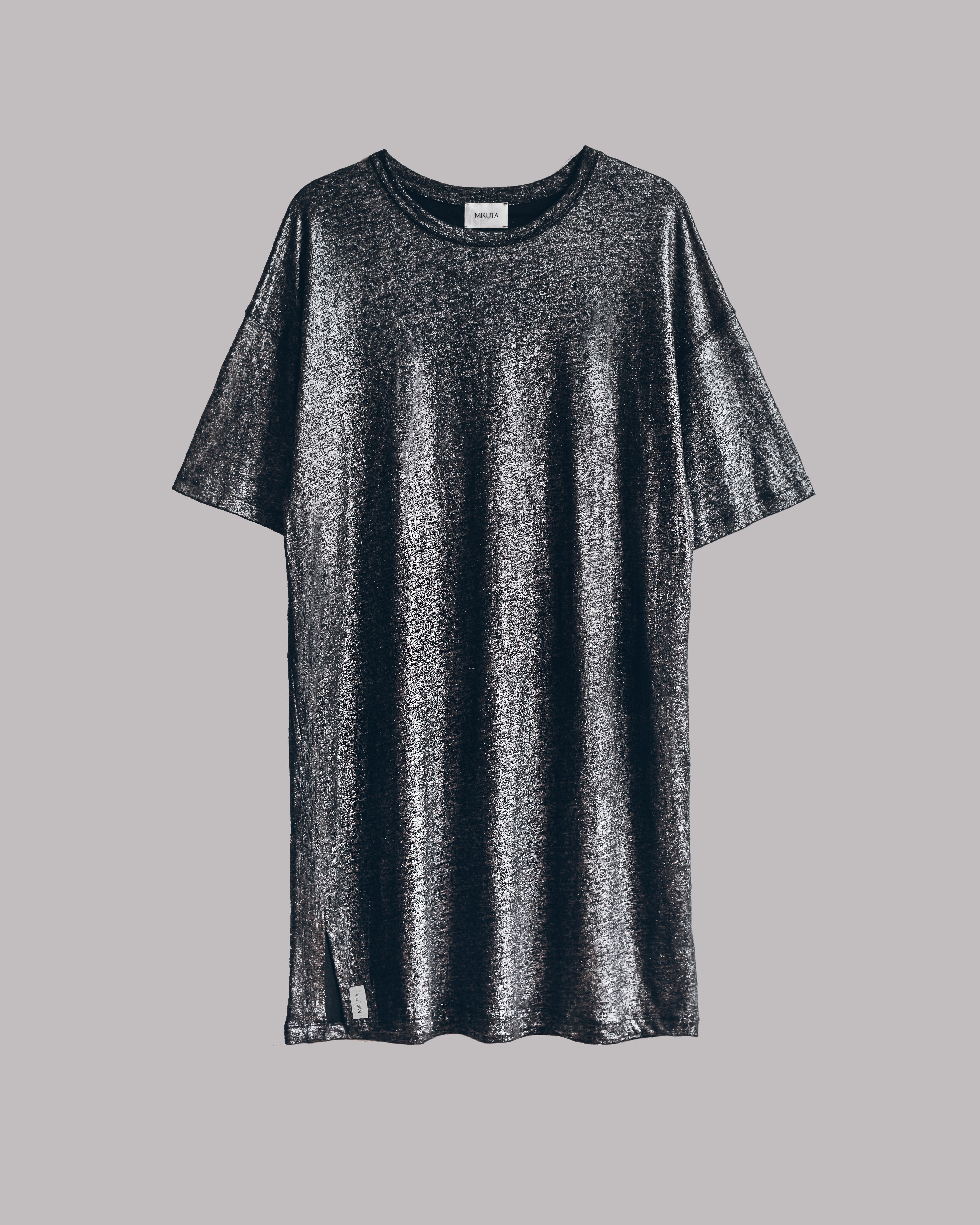 Valenzora | The dark glittery linen dress