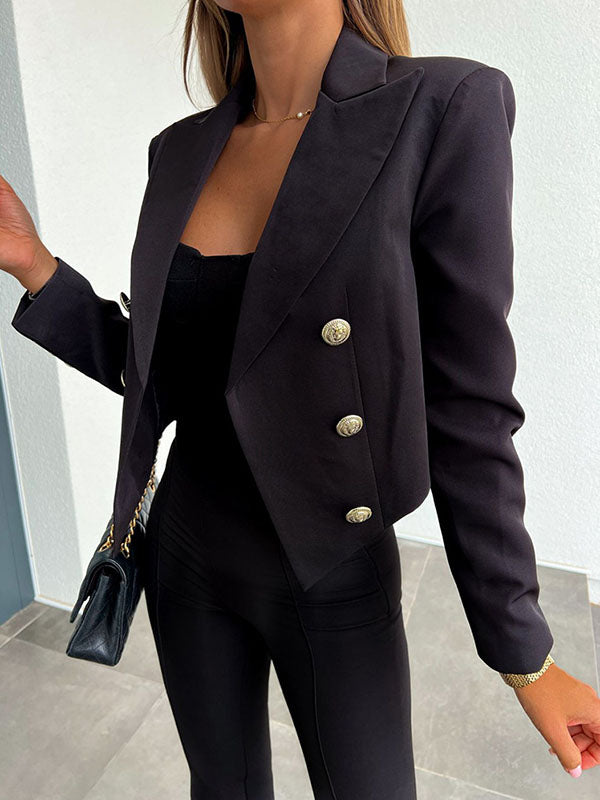 Valenzora | Cropped Blazer for Modern Elegance and Flair for Women