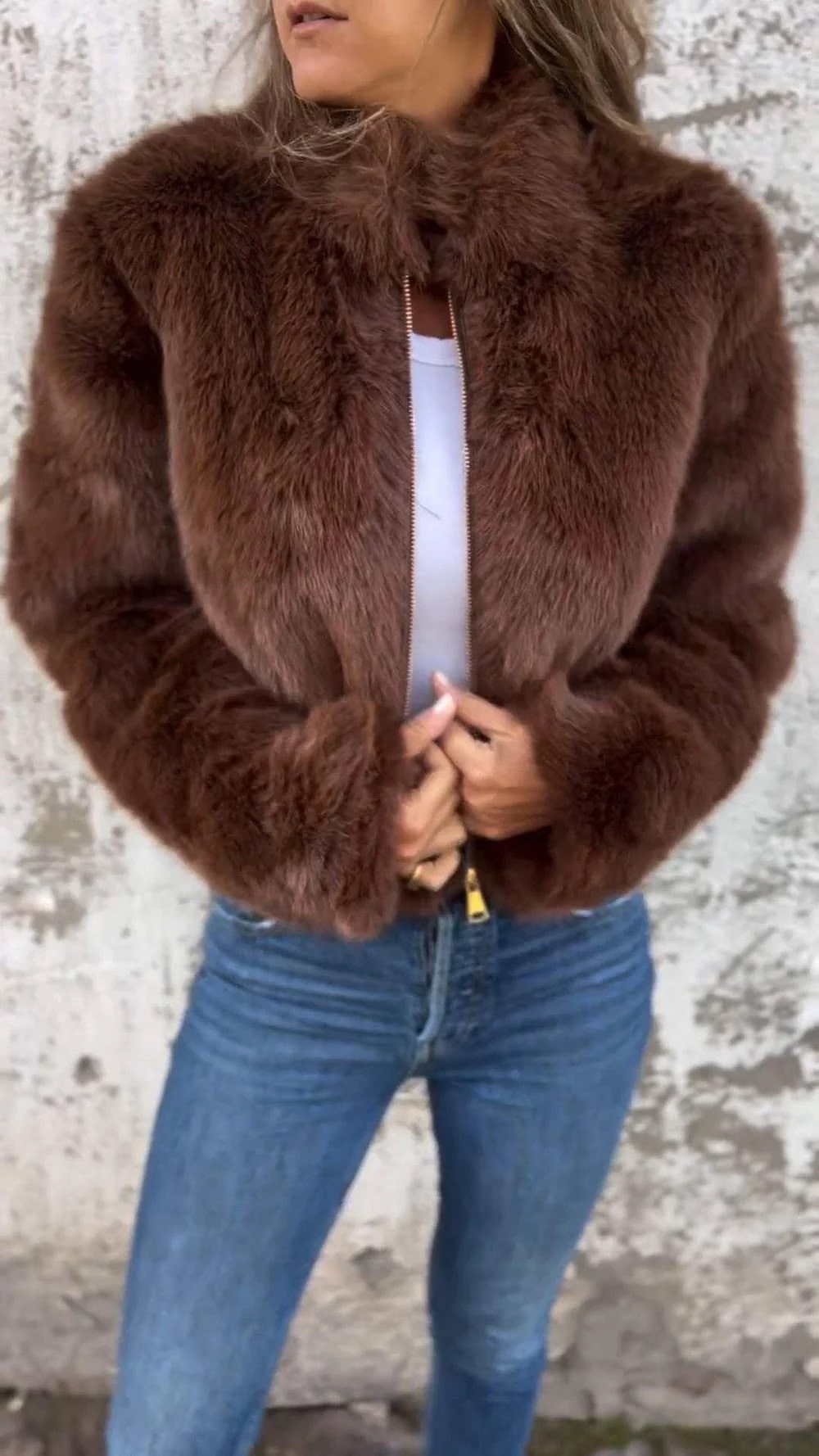 Valenzora | Luxury fur jacket for women