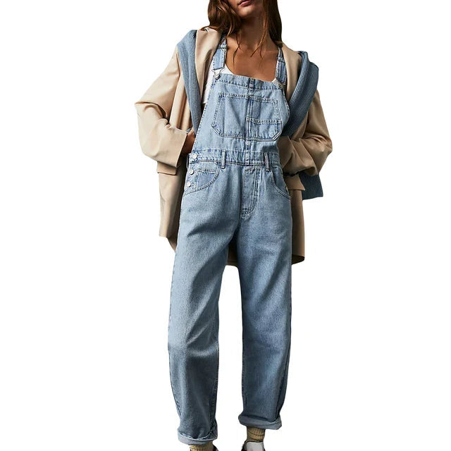 Valenzora | Stylish denim jumpsuit with a relaxed fit