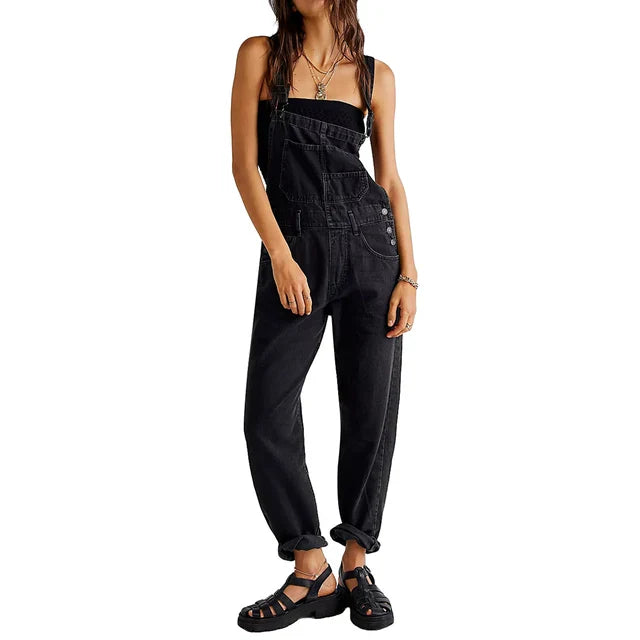 Valenzora | Stylish denim jumpsuit with a relaxed fit