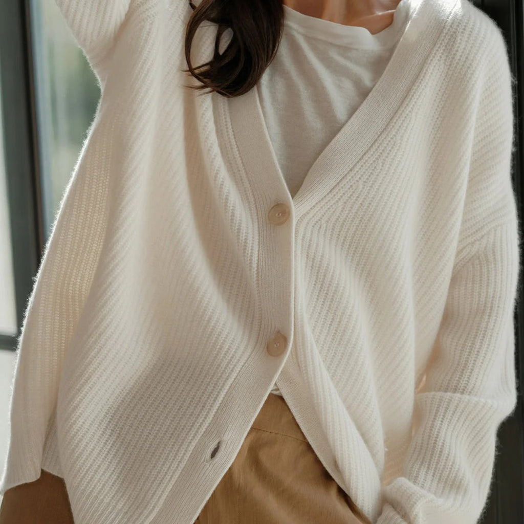 Valenzora | Warme Strickjacke für Damen mit Knopfleiste