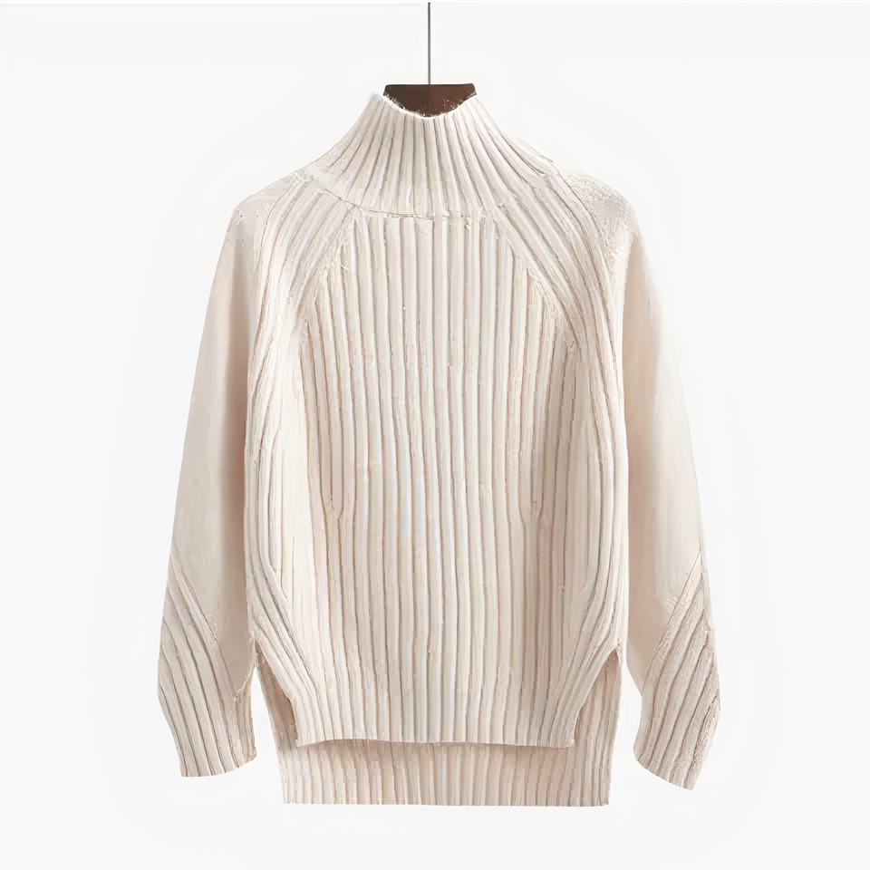 Valenzora | Pullover für Damen mit Rundhalsausschnitt aus Kuschelstrick