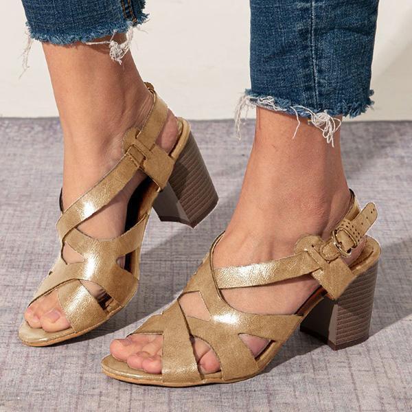 Valenzora | Elegant Sandals with Low Block Heel
