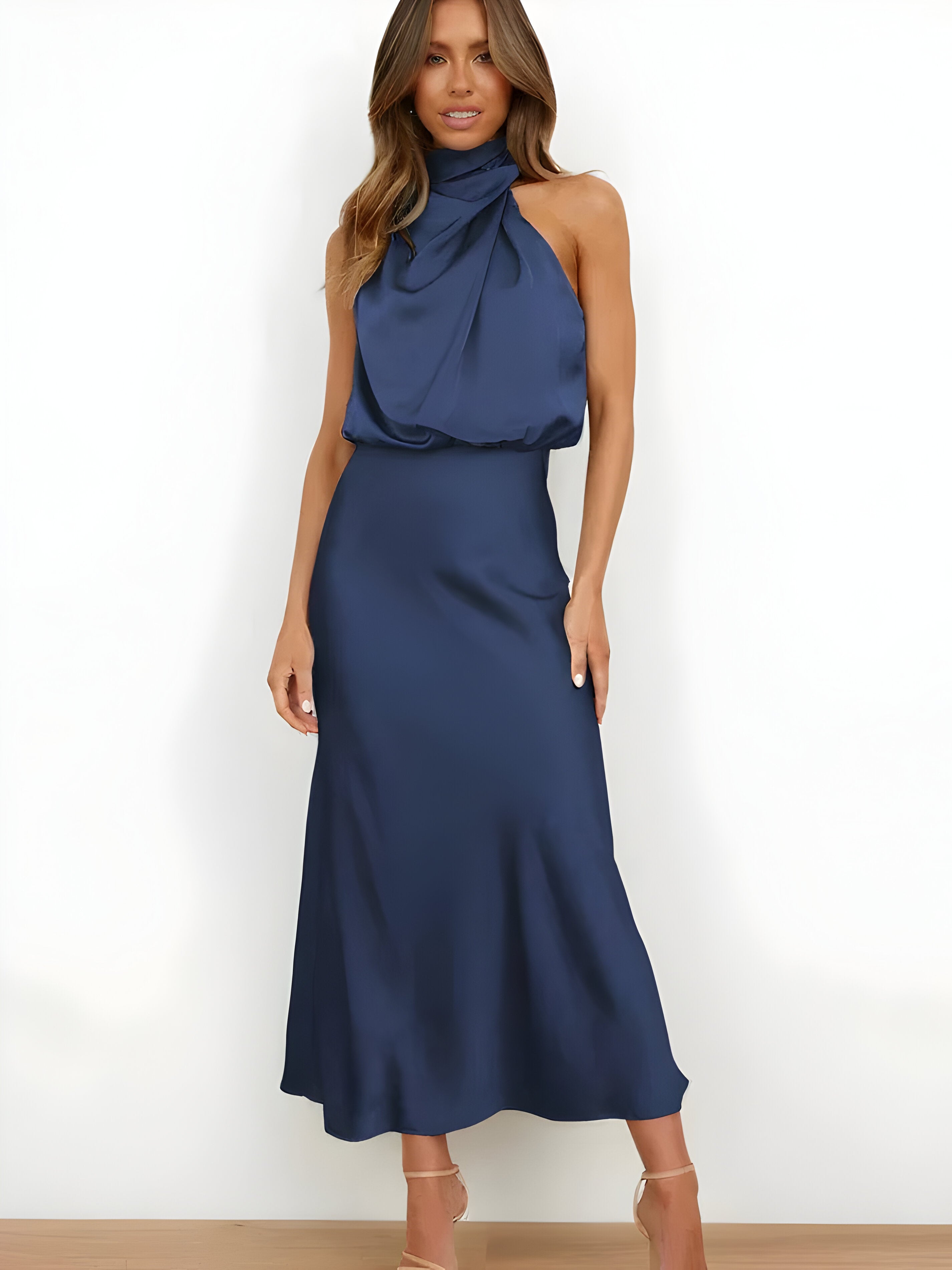 Valenzora | Elegant satin dress design