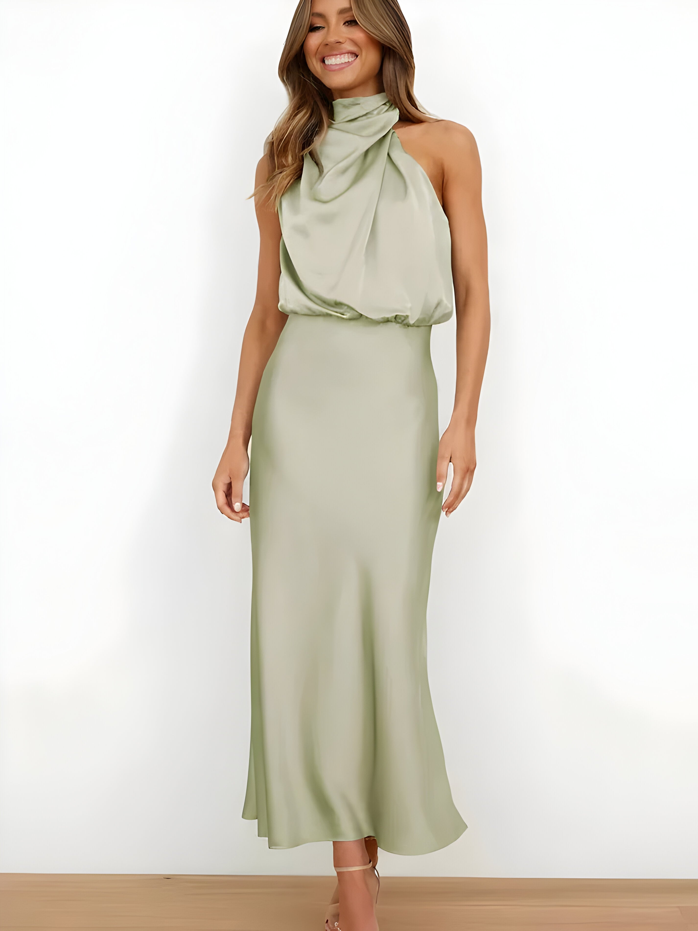 Valenzora | Elegant satin dress design