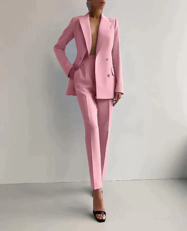 Valenzora | Elegant blazer and trousers set for women