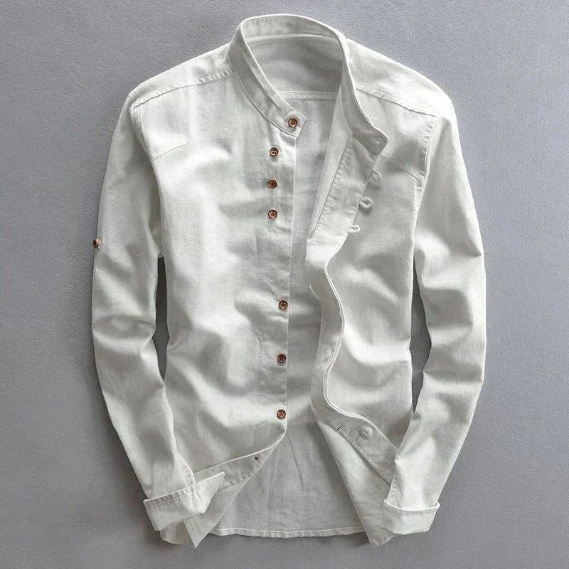 Valenzora | Essence Elegant Japanese Linen Shirt