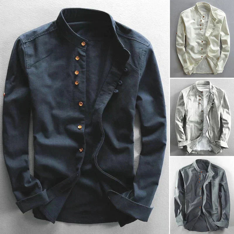 Valenzora | Essence Elegant Japanese Linen Shirt