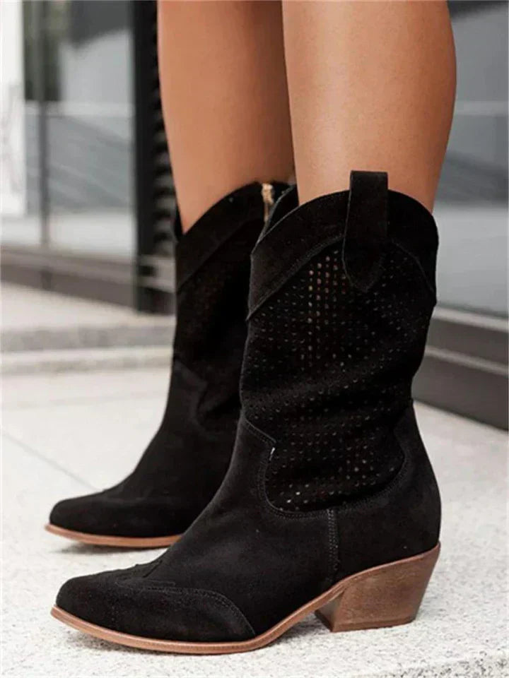 Valenzora | White Cowboy Boots for Women