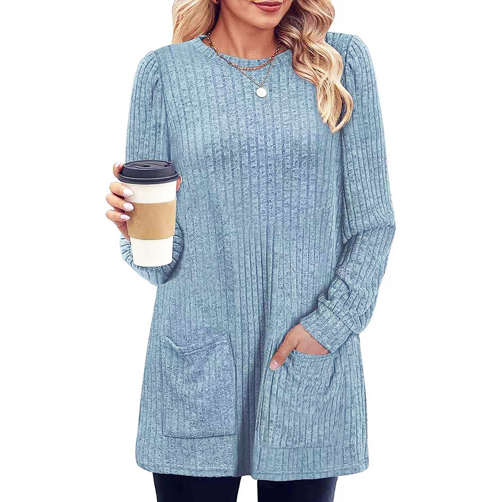 Valenzora | Autumn and Winter new mid-length sweater dress for women