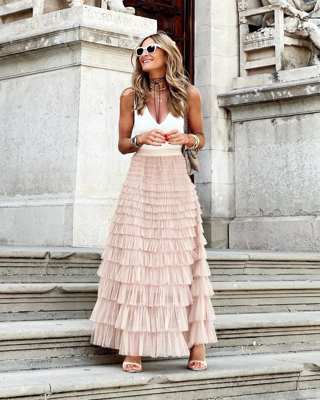 Valenzora - Stylish skirt with elastic waistband