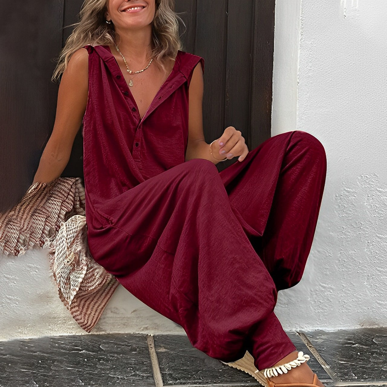 Valenzora | Women's sleeveless jumpsuit