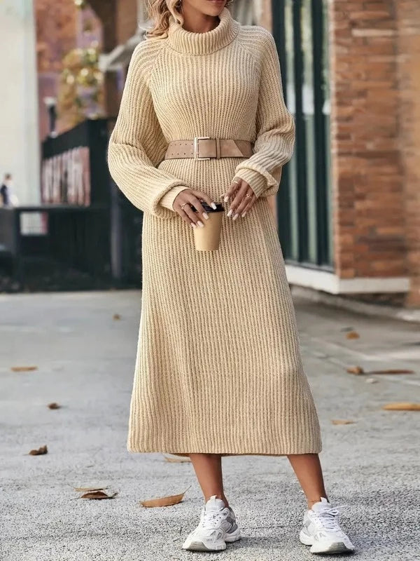 Valenzora - Elegant Knit Dress - Women's Knit Dress for Style and Comfort